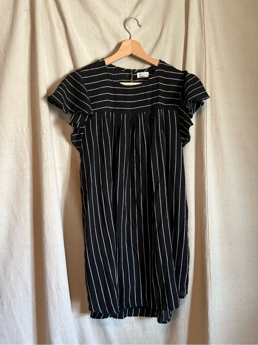 Black and White Striped Dress
